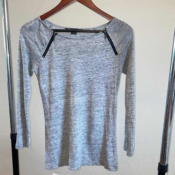 Armani Exchange Gray Long Sleeve Sweater Size XS fits like S - Picture 1 of 4
